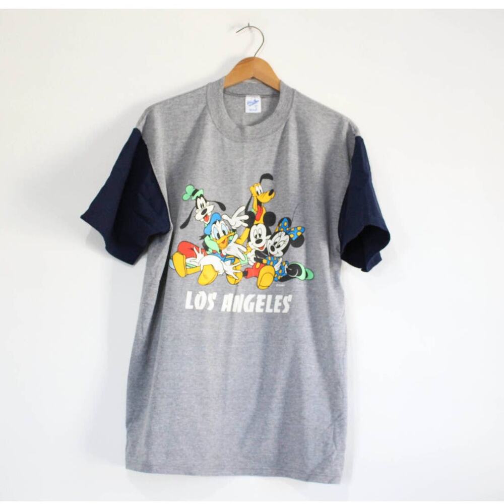 Vintage Disney Characters Los Angeles California T Shirt Large